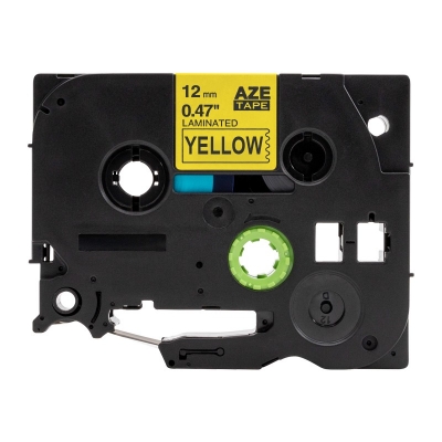 AZe-631 12mm黃底黑字兄弟標簽色帶