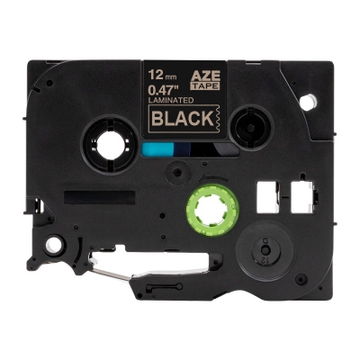 AZe-334 12mm黑底金字兄弟標(biāo)簽色帶