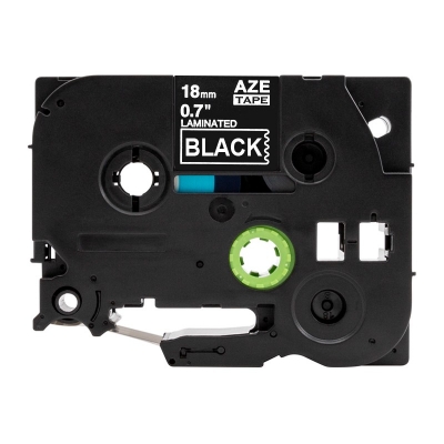 AZe-345 18mm黑底白字兄弟標(biāo)簽色帶
