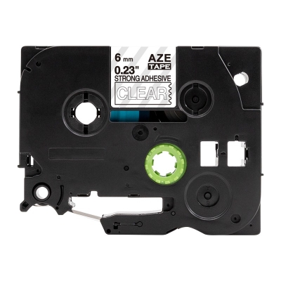 AZe-S115 6mm透明底白字兄弟標(biāo)簽色帶