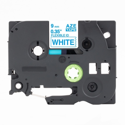 AZe-FX223 9mm白底藍(lán)字兄弟標(biāo)簽色帶